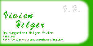 vivien hilger business card